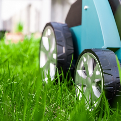 Aerating a lawn
